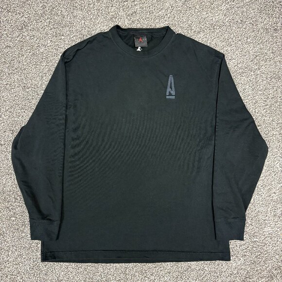 Jordan x A Ma Maniere Black L/S T-Shirt, Size XL - Picture 1 of 6